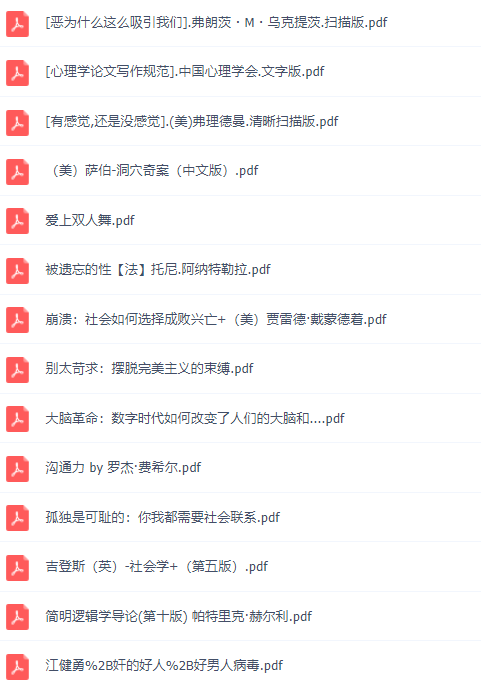必讀！300本心理學(xué)電子書，教你用理性思考問題！插圖6