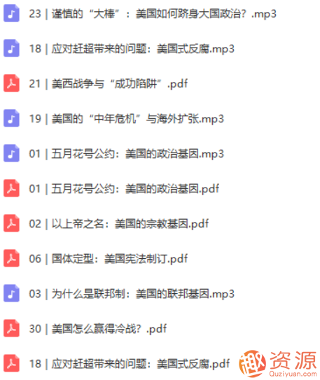 趣資料資源分享_徐棄郁·美國簡(jiǎn)史30講插圖3
