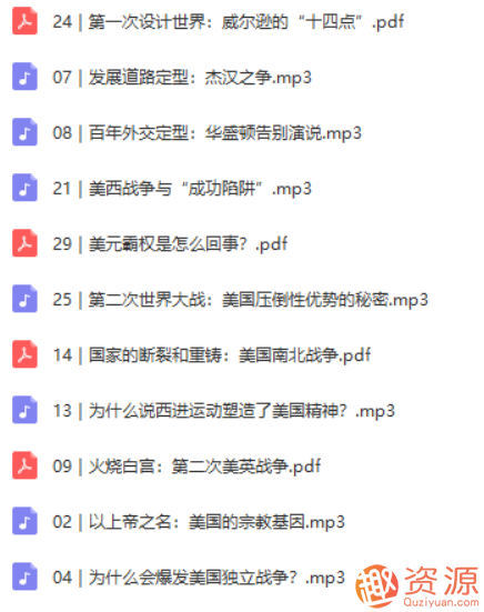 趣資料資源分享_徐棄郁·美國簡(jiǎn)史30講插圖2