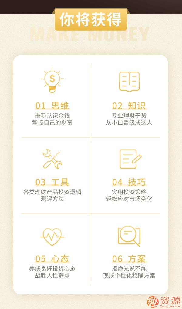 15節(jié)小白理財實戰(zhàn)課，幫你抓住更多賺錢機會插圖