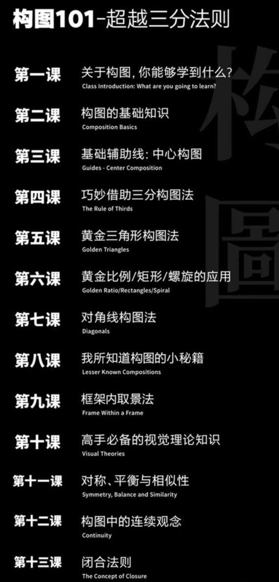 【同捉】 構(gòu)圖101:超越三分法則【畫(huà)質(zhì)高清】_百度云網(wǎng)盤(pán)教程資源插圖 【同捉】 構(gòu)圖101:超越三分法則【畫(huà)質(zhì)高清】_百度云網(wǎng)盤(pán)教程資源插圖