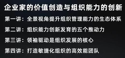 《企業(yè)家的價(jià)值創(chuàng)造與組織能力的創(chuàng)新》如何打造一支高效能團(tuán)隊(duì)?_百度云網(wǎng)盤(pán)視頻課程插圖 《企業(yè)家的價(jià)值創(chuàng)造與組織能力的創(chuàng)新》如何打造一支高效能團(tuán)隊(duì)?_百度云網(wǎng)盤(pán)視頻課程插圖
