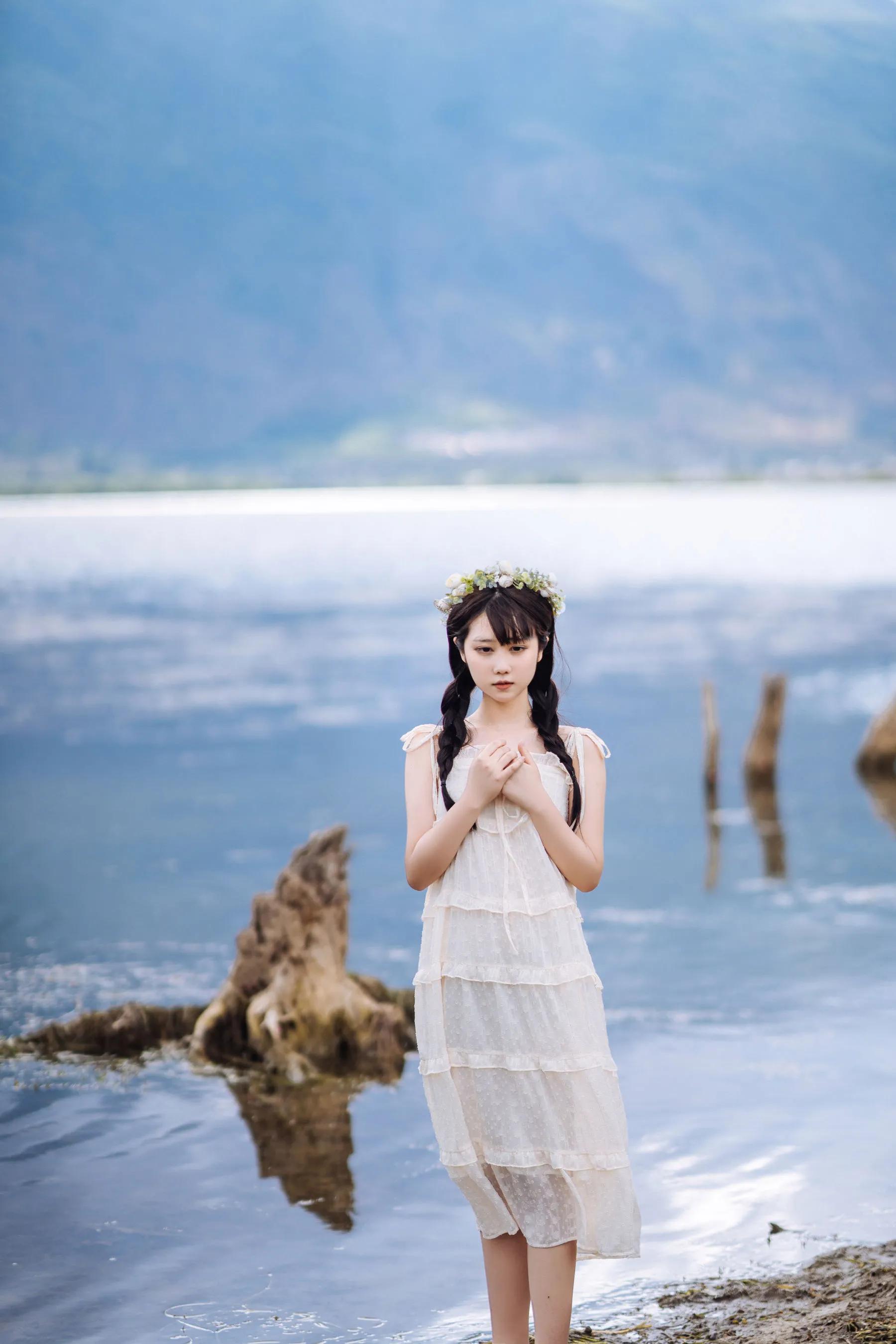 喵糖映畫(huà) 海邊姑娘（鏡醬）純色白裙，嚶嚶嚶插圖18