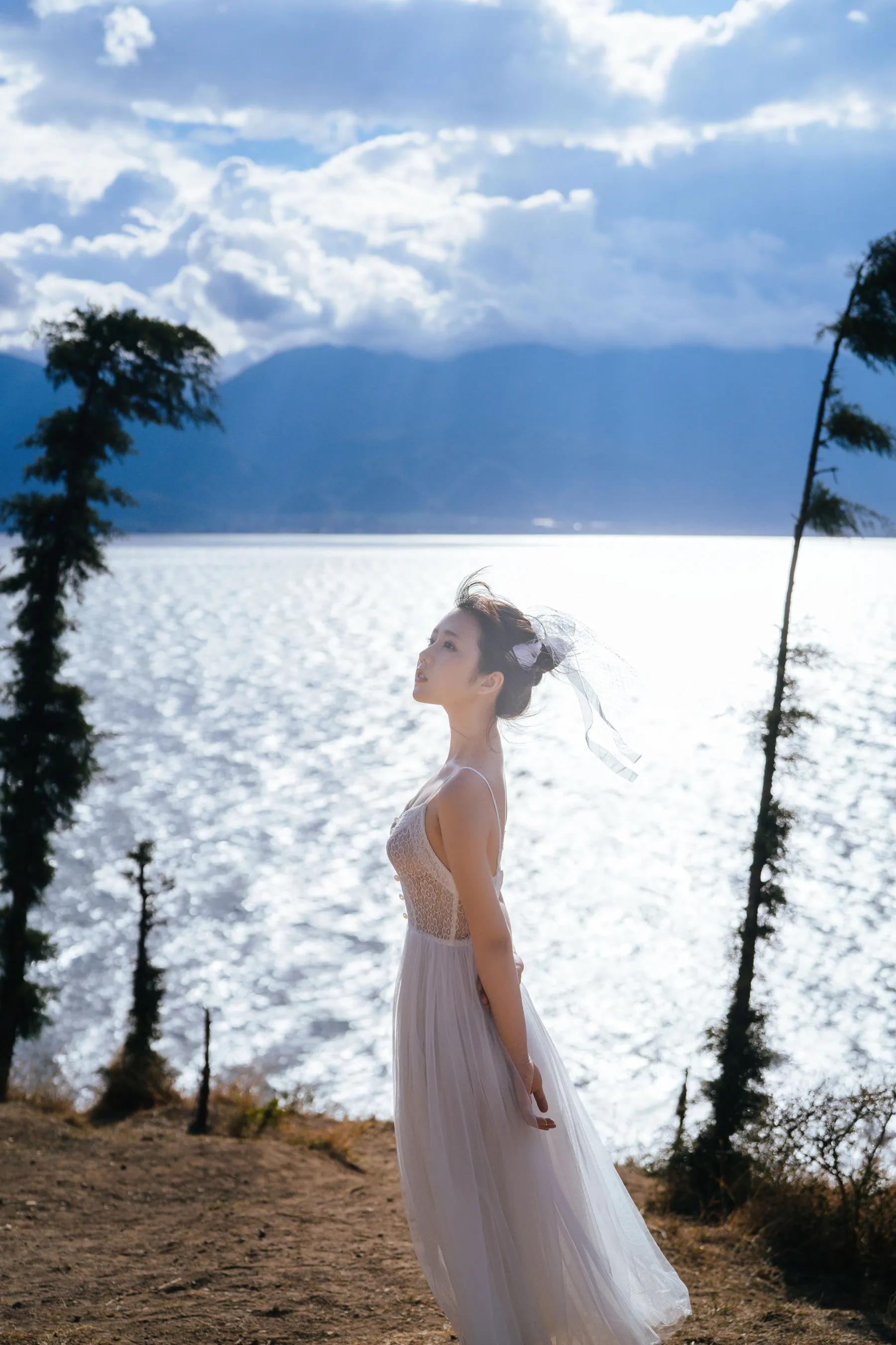 喵糖映畫(huà) 海邊姑娘（鏡醬）純色白裙，嚶嚶嚶插圖35