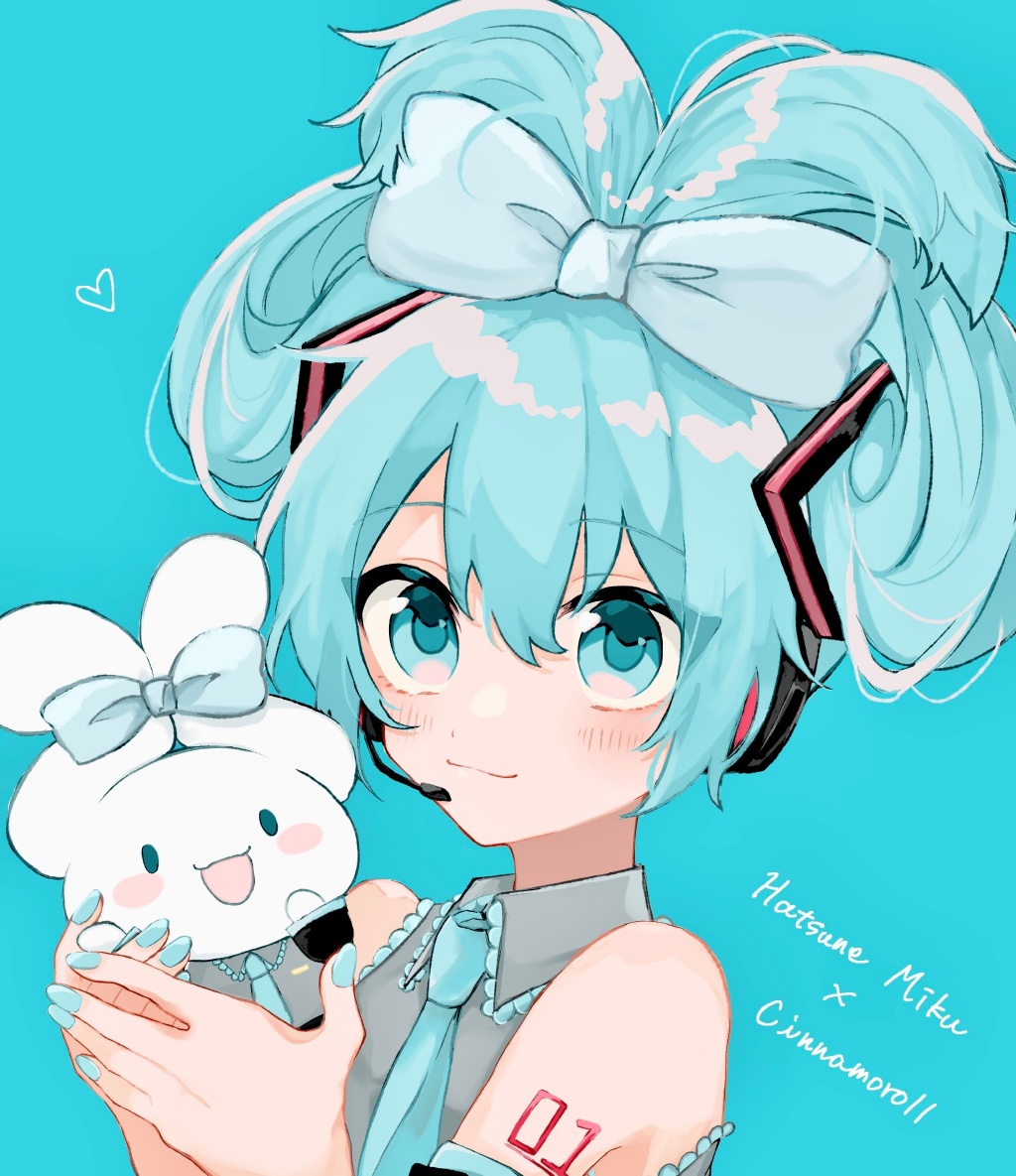 萌萌的玉桂狗初音未來組合登場，雙倍的萌萌氣息超治愈插圖3