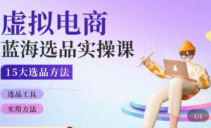 虛擬電商藍(lán)海選品課，淘系15大選品實(shí)用技巧分享百度網(wǎng)盤插圖