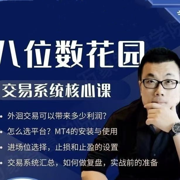 【八位數(shù)花園】八哥外匯、期貨交易系統(tǒng)核心課插圖